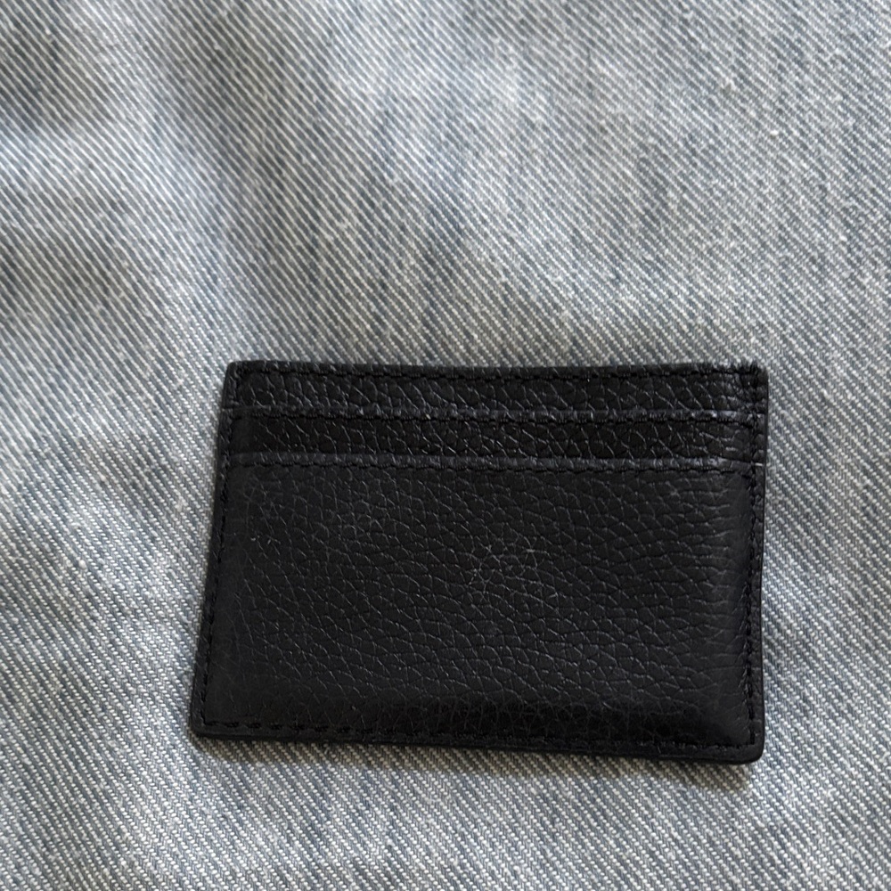 Marc Jacobs Black Leather Card Case - Picture 3 of 7